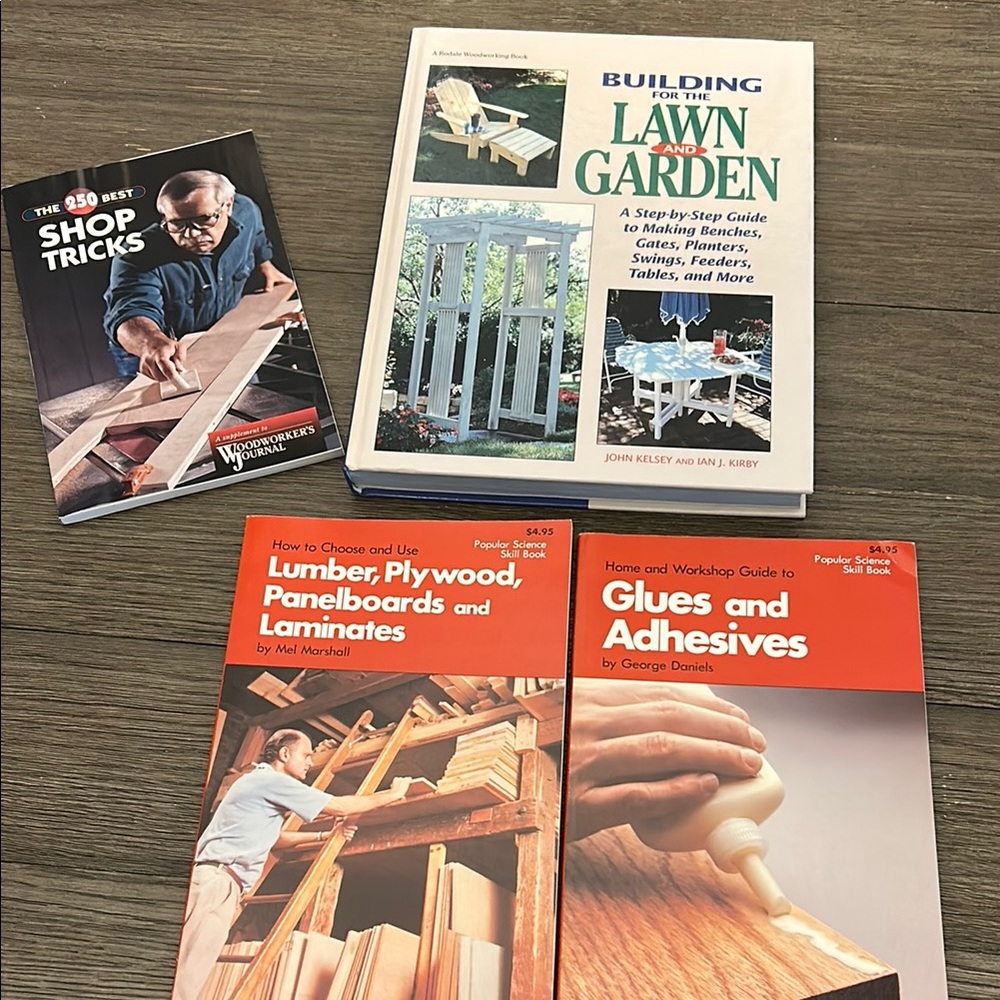DIY Woodworking and Garden Book Set